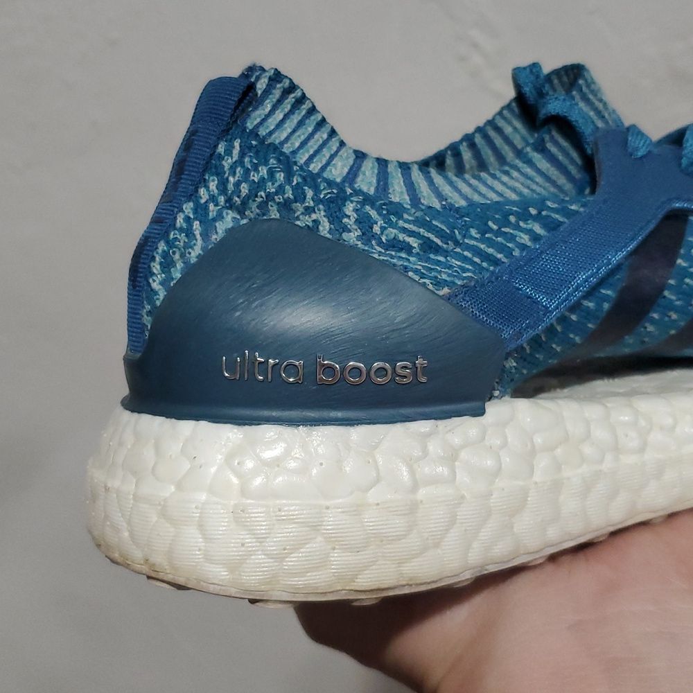 Adidas X Parley Ultra Boost Teal Running Shoes Size 7.5 Boys Or Womens 9 - Picture 8 of 12